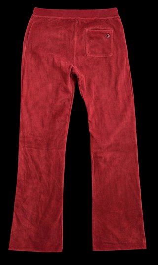 Pantalón Hollister Terciopelo Rojo Talla M
