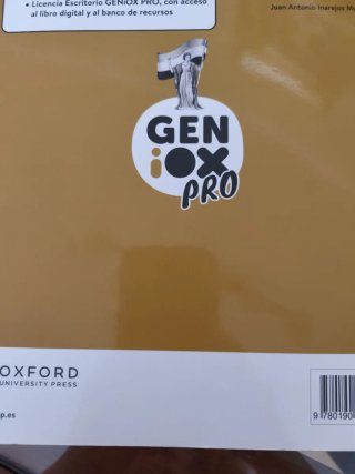 Historia de España, 2 bachillerato, Geniox Pro