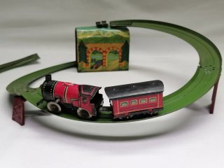 Tren Juguete Hojalata Rico Antiguo