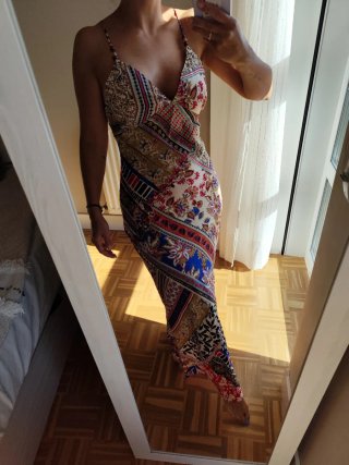 Vestido Zara Verano Estampado