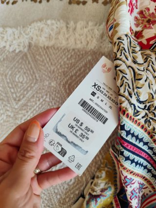 Vestido Zara Verano Estampado