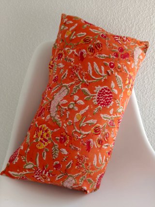Funda Cojín Algodón Blockprint Taj Mahal