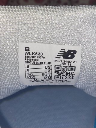 Zapatillas New Balance 530 Blancas y Plata