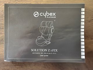 Silla Coche Cybex Solution Z i-Fix GR 2/3