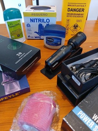 Máquina Tattoo Pen Negra