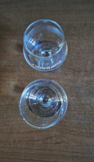 2 Copas Licor Carolans Vintage Cristal