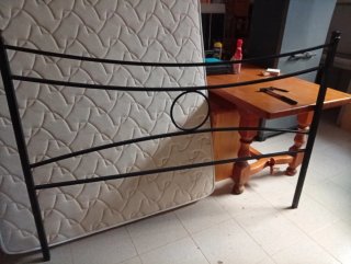 Cabecero forja negro
