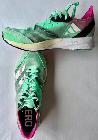 Zapatillas Adidas Adizero Verdes y Rosas