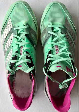 Zapatillas Adidas Adizero Verdes y Rosas
