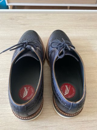 Zapatos Angel Infantes Talla 40 Azul/Negro