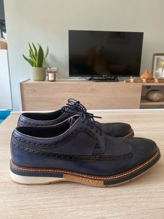 Zapatos Angel Infantes Talla 40 Azul/Negro