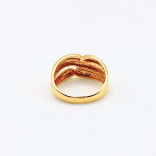Anillo Diseño Central de oro de 18k, 3.34gr, T-17.