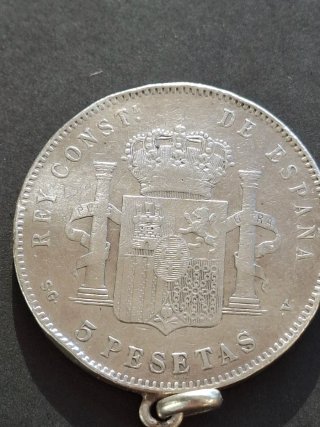 Lote 4 monedas plata Alfonso XII y XIII
