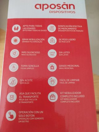 Nebulizador Aposan para adultos y pediátrico
