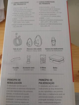 Nebulizador Aposan para adultos y pediátrico