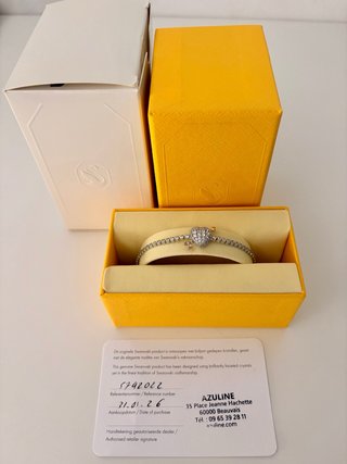 Pulsera Swarovski Corazón Plata