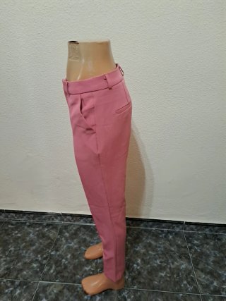 Pantalón fino Stradivarius mujer rosa