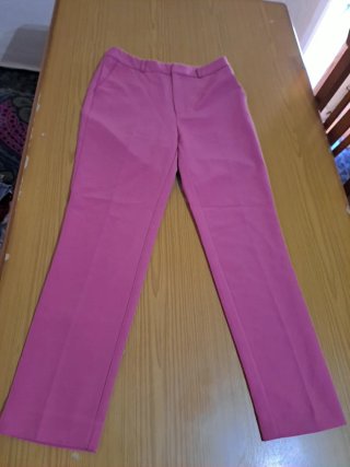 Pantalón fino Stradivarius mujer rosa