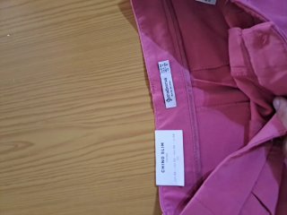 Pantalón fino Stradivarius mujer rosa