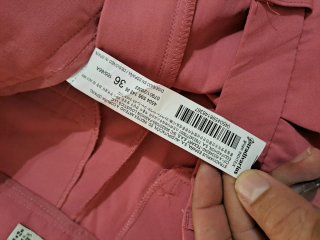 Pantalón fino Stradivarius mujer rosa