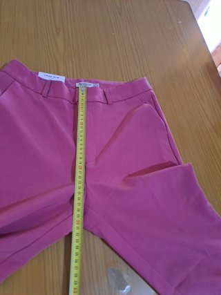 Pantalón fino Stradivarius mujer rosa