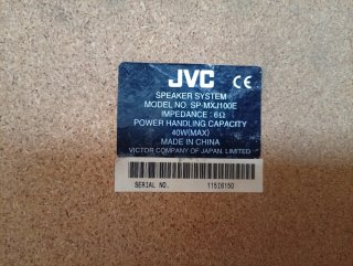 Altavoces JVC SP-MXJ100E 40W JAPAN