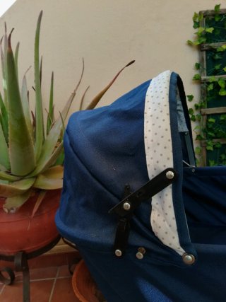 Carrito Muñecas Arias Clásico Azul