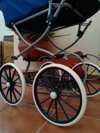 Carrito Muñecas Arias Clásico Azul