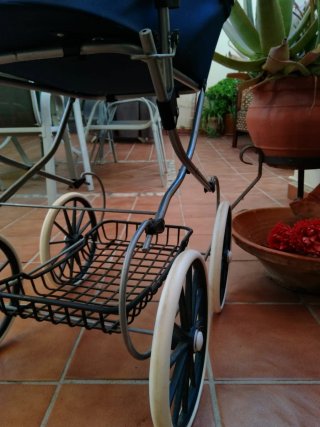 Carrito Muñecas Arias Clásico Azul