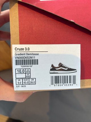 Zapatillas Vans Cruze 3.0 Talla 43