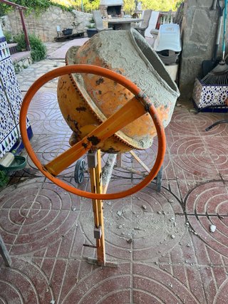 Hormigonera Eléctrica Naranja