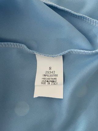 Vestido Flamenca Niña Lunares Azul