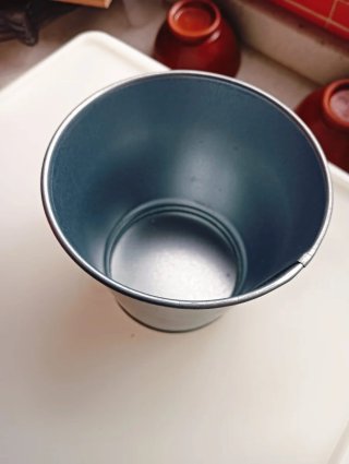 Maceta galvanizada metálica
