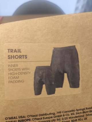 Culotte Protección O'Neal Trail Shorts