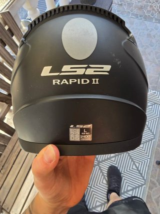Casco Integral LS2 Negro Mate Talla L (59-60 cm)