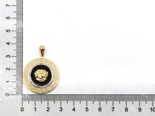 E1811562-9    Colgante Oro 18k Con Circonita,Onix