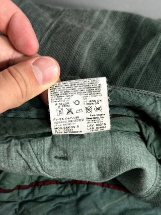Pantalón corto Diesel vintage verde 90s