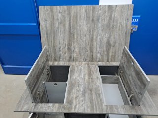 Mueble Camper Madera Gris