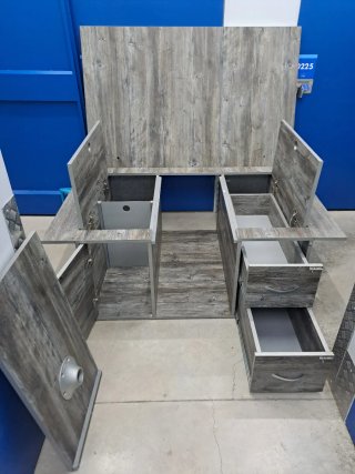 Mueble Camper Madera Gris