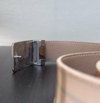 Cinturón Burberry Mujer Rosa Celeste Beige