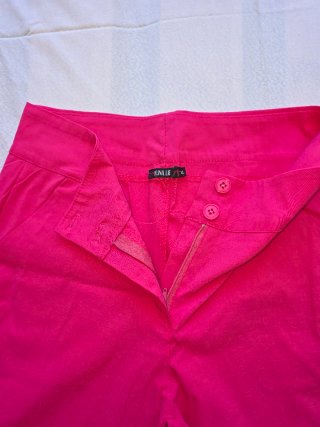 Pantaloni eleganti fucsia