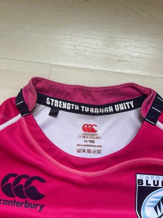 Camiseta Rugby Cardiff Blues Talla XS
