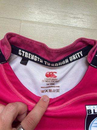 Camiseta Rugby Cardiff Blues Talla XS