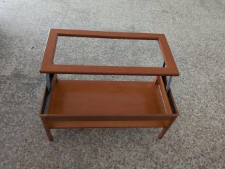 Mesa de centro madera y cristal