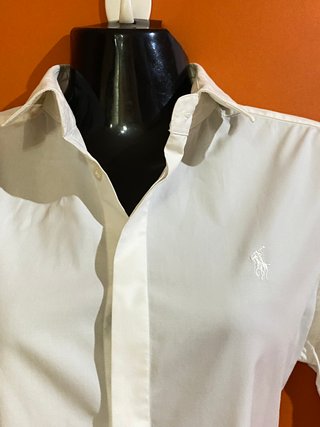 Camicia Ralph Lauren bianca manica corta
