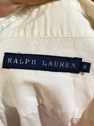 Camicia Ralph Lauren bianca manica corta