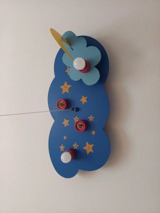Lámpara infantil nube estrellas
