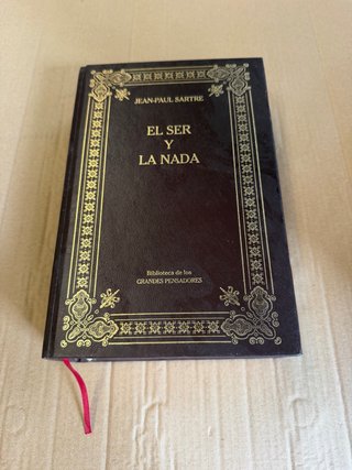 El ser y la nada – Jean-Paul Sartre (tapa dura)