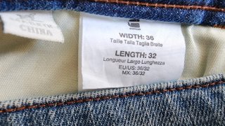 Vaqueros G-Star Azules W36 L32