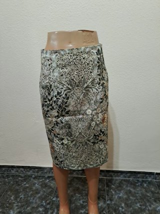 Falda MNG Multicolor Estampada